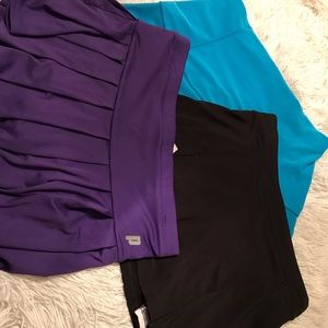 Lot of 3 tennis skorts. 2 Prince 1 Nike